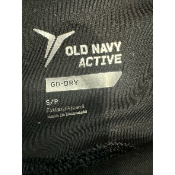 Old Navy Active Black Full Length Small Athletic Leggings with Mesh Panels - Picture 3 of 5